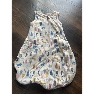 Duomiaomiao Baby Sleep Sack Spring Autume 1.5 TOG Woodland Animals Trees Pattern